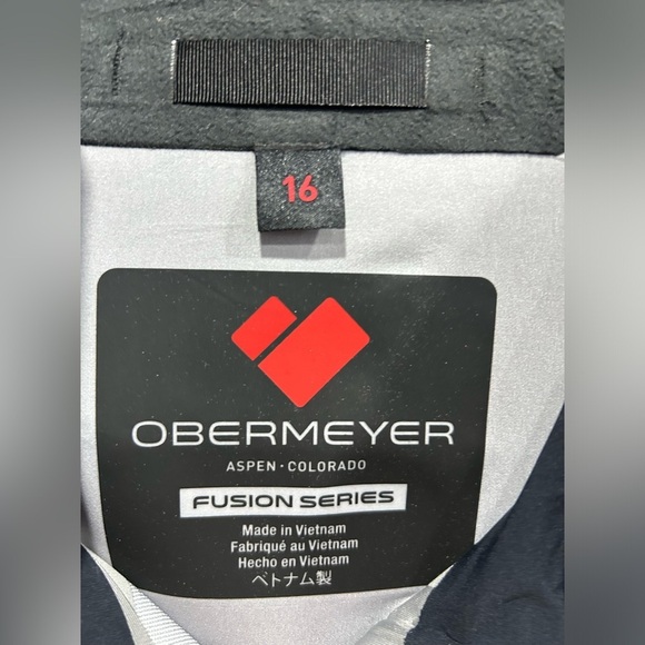 Obermeyer Women's Size 16 Highlands Shell Ski Jacket Black Snowboard Two-Way NWT - Picture 4 of 9